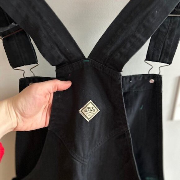 Hey Gang Miner Overalls - Black Size 1 - Picture 4 of 6